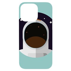 Astronaut Space Astronomy Universe Iphone 14 Pro Max Black Uv Print Case by Salman4z