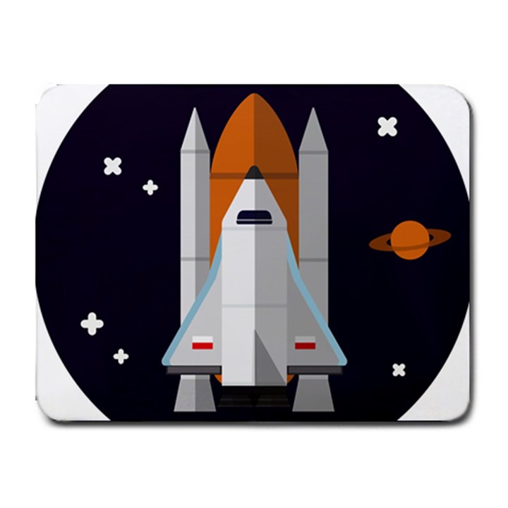 Rocket Space Universe Spaceship Small Mousepad