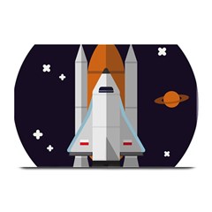 Rocket Space Universe Spaceship Plate Mats by Salman4z