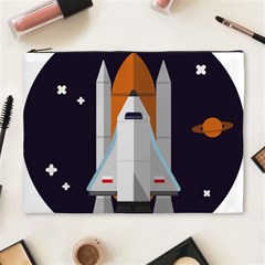 Rocket Space Universe Spaceship Cosmetic Bag (xl) by Salman4z