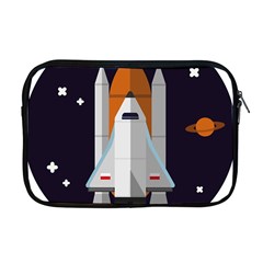 Rocket Space Universe Spaceship Apple Macbook Pro 17  Zipper Case by Salman4z