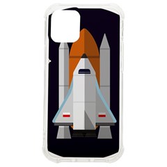 Rocket Space Universe Spaceship Iphone 12 Mini Tpu Uv Print Case	