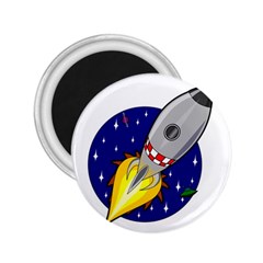 Rocket Ship Launch Vehicle Moon 2 25  Magnets by Salman4z