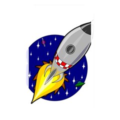 Rocket Ship Launch Vehicle Moon Memory Card Reader (rectangular) by Salman4z