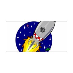 Rocket Ship Launch Vehicle Moon Yoga Headband by Salman4z