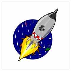 Rocket Ship Launch Vehicle Moon Lightweight Scarf  by Salman4z