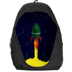 Rocket Halftone Astrology Astronaut Backpack Bag