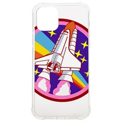 Badge Patch Pink Rainbow Rocket Iphone 12/12 Pro Tpu Uv Print Case by Salman4z