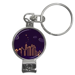 Skyscraper Town Urban Towers Nail Clippers Key Chain by Salman4z