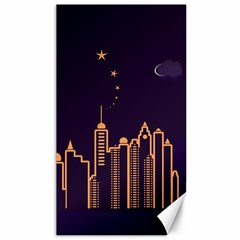 Skyscraper Town Urban Towers Canvas 40  x 72 