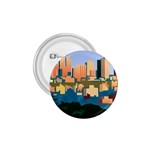 City Buildings Urban Dawn 1.75  Buttons Front