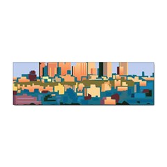 City Buildings Urban Dawn Sticker Bumper (100 Pack) by Salman4z