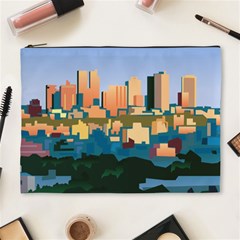 City Buildings Urban Dawn Cosmetic Bag (xl) by Salman4z