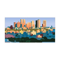 City Buildings Urban Dawn Yoga Headband by Salman4z