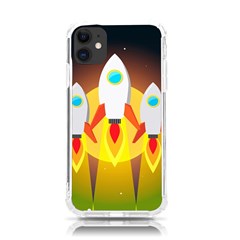 Rocket Take Off Missiles Cosmos Iphone 11 Tpu Uv Print Case by Salman4z