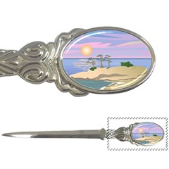 Vacation Island Sunset Sunrise Letter Opener by Salman4z