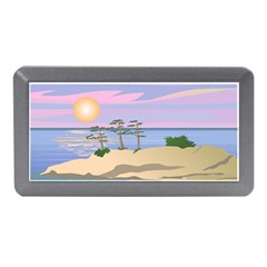 Vacation Island Sunset Sunrise Memory Card Reader (mini) by Salman4z