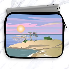 Vacation Island Sunset Sunrise Apple Ipad 2/3/4 Zipper Cases by Salman4z