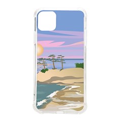 Vacation Island Sunset Sunrise Iphone 11 Pro Max 6 5 Inch Tpu Uv Print Case by Salman4z