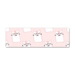 Pattern Pink Cute Sweet Fur Cats Sticker Bumper (100 pack) Front