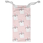 Pattern Pink Cute Sweet Fur Cats Jewelry Bag Front