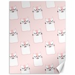 Pattern Pink Cute Sweet Fur Cats Canvas 12  x 16  11.86 x15.41  Canvas - 1