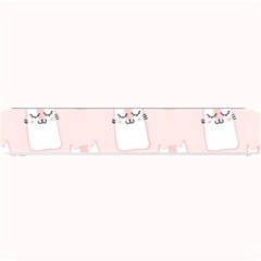 Pattern Pink Cute Sweet Fur Cats Small Bar Mat