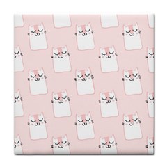 Pattern Pink Cute Sweet Fur Cats Face Towel