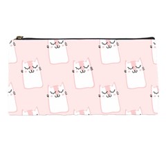 Pattern Pink Cute Sweet Fur Cats Pencil Case