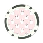 Pattern Pink Cute Sweet Fur Cats Poker Chip Card Guard (10 pack) Front