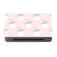 Pattern Pink Cute Sweet Fur Cats Memory Card Reader with CF