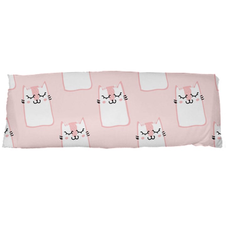 Pattern Pink Cute Sweet Fur Cats Body Pillow Case Dakimakura (Two Sides)