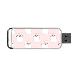 Pattern Pink Cute Sweet Fur Cats Portable USB Flash (Two Sides)