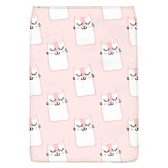 Pattern Pink Cute Sweet Fur Cats Removable Flap Cover (L)