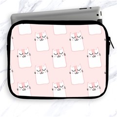 Pattern Pink Cute Sweet Fur Cats Apple iPad 2/3/4 Zipper Cases