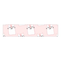 Pattern Pink Cute Sweet Fur Cats Velvet Scrunchie