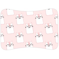 Pattern Pink Cute Sweet Fur Cats Velour Seat Head Rest Cushion