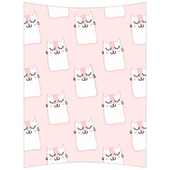 Pattern Pink Cute Sweet Fur Cats Back Support Cushion