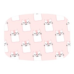 Pattern Pink Cute Sweet Fur Cats Mini Square Pill Box