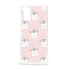 Pattern Pink Cute Sweet Fur Cats Samsung Galaxy S20 6.2 Inch TPU UV Case