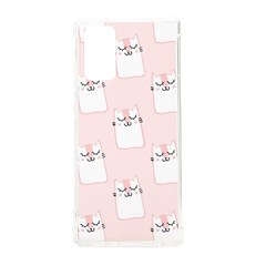 Pattern Pink Cute Sweet Fur Cats Samsung Galaxy Note 20 TPU UV Case