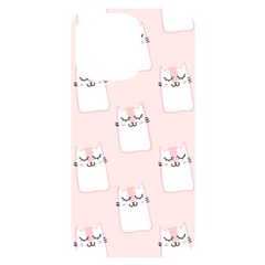 Pattern Pink Cute Sweet Fur Cats iPhone 14 Pro Max Black UV Print Case