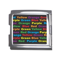 Red Yellow Blue Green Purple Mega Link Italian Charm (18mm) by Salman4z