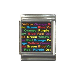 Red Yellow Blue Green Purple Italian Charm (13mm) by Salman4z