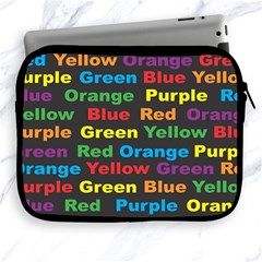 Red Yellow Blue Green Purple Apple Ipad 2/3/4 Zipper Cases by Salman4z