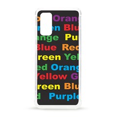 Red Yellow Blue Green Purple Samsung Galaxy S20 6 2 Inch Tpu Uv Case by Salman4z