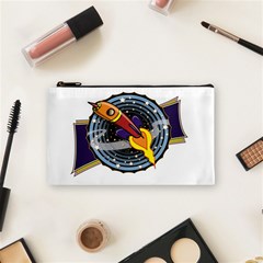 Rocket Space Clipart Illustrator Cosmetic Bag (small) by Salman4z