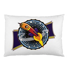 Rocket Space Clipart Illustrator Pillow Case (two Sides) by Salman4z