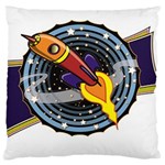 Rocket Space Clipart Illustrator Large Cushion Case (One Side) Front