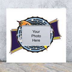 Rocket Space Clipart Illustrator White Wall Photo Frame 5  X 7  by Salman4z